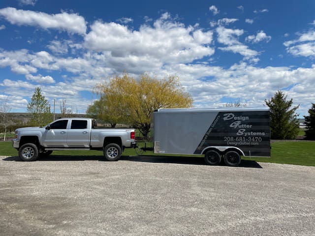 Design Gutter Systems Work Truck