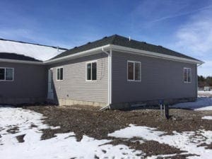 Custom gutters in a home